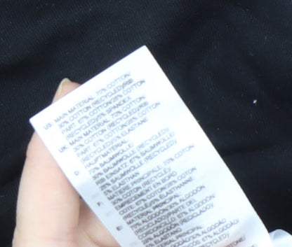 Adidas Men's Black Crew Neck T-Shirt, Size L, Cotton Blend