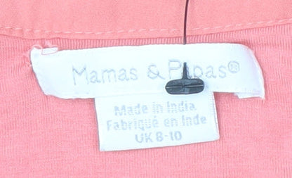 Mamas & Papas Pink Sleeveless Dress Women 10-12