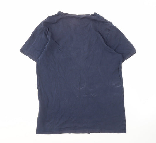 Levi's Men's Blue M Graphic T-Shirt, Cotton, Crew Neck