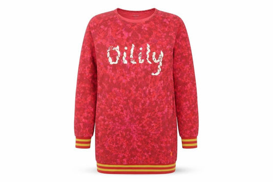 Oilily Girls Red Logo Pullover Sweatshirt 11-12 Years