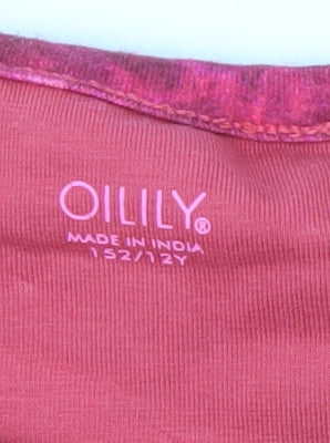 Oilily Girls Red Logo Pullover Sweatshirt 11-12 Years