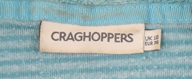 Craghoppers Women's Blue Full Zip Sweatshirt Size 10