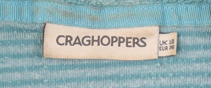 Craghoppers Women's Blue Full Zip Sweatshirt Size 10