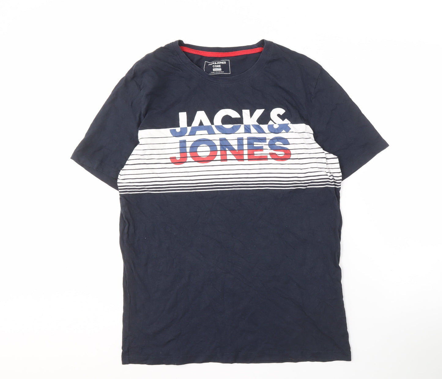 Mens UK Size XL JACK & JONES Blue  T-Shirt
