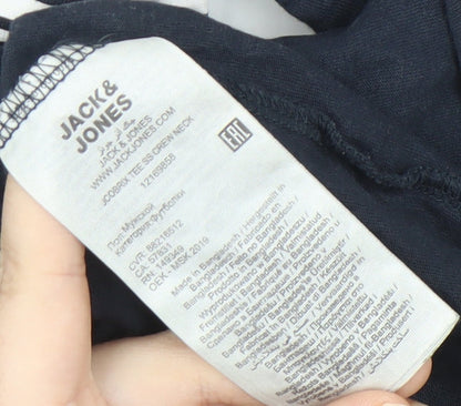 Mens UK Size XL JACK & JONES Blue  T-Shirt