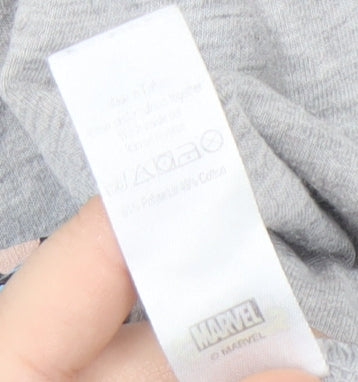 George Men's Grey Marvel Comics T-Shirt M