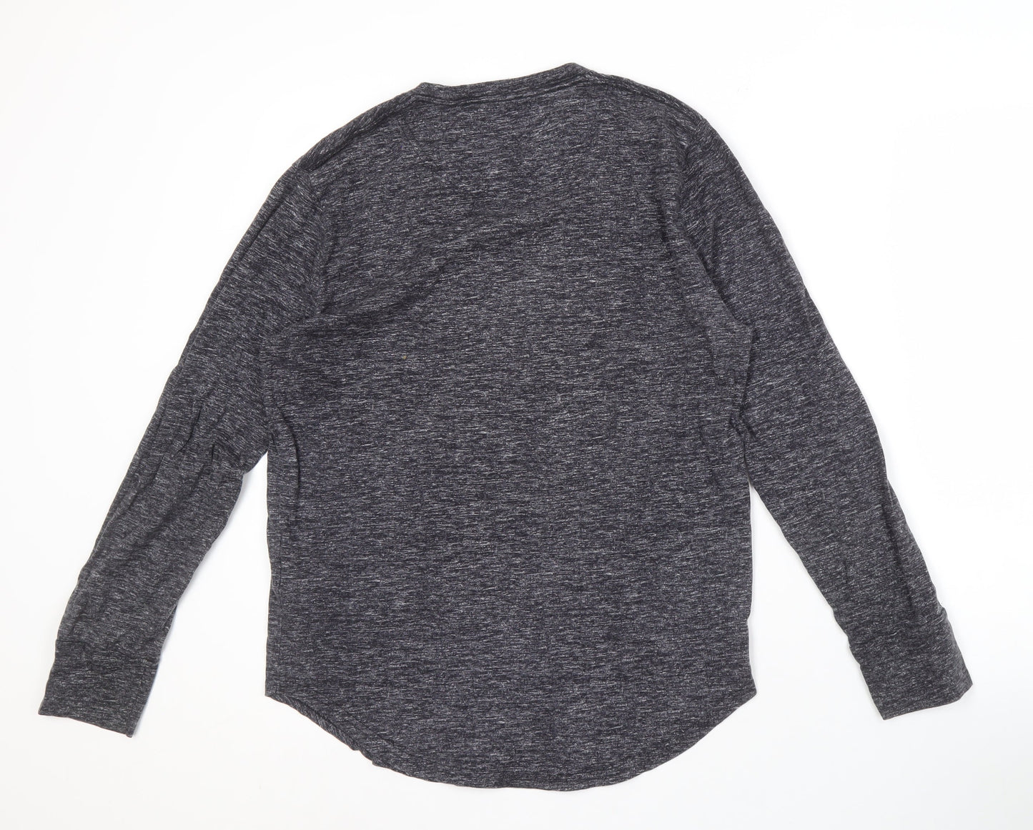 Hollister Men's Black Long Sleeve Crew Neck Tee