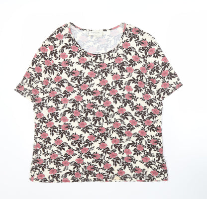 Womens UK Size 16 Eastex Multicoloured Basic T-Shirt