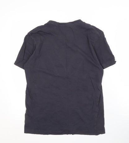 Original Penguin Men's Black Graphic Print T-Shirt S