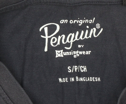 Original Penguin Men's Black Graphic Print T-Shirt S