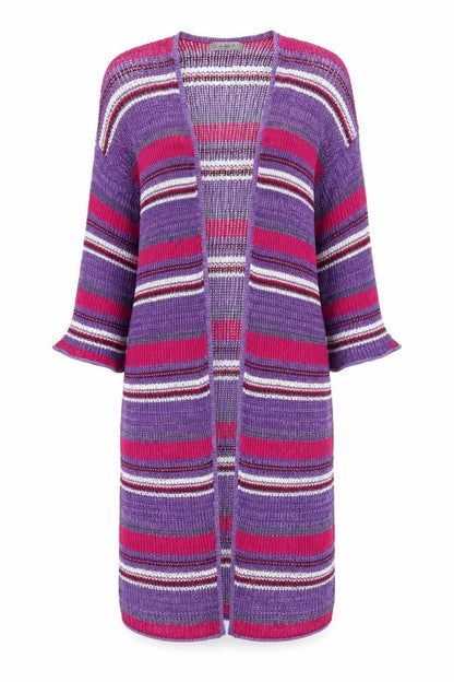 Womens UK Size S Zara Purple Cardigan Jumper