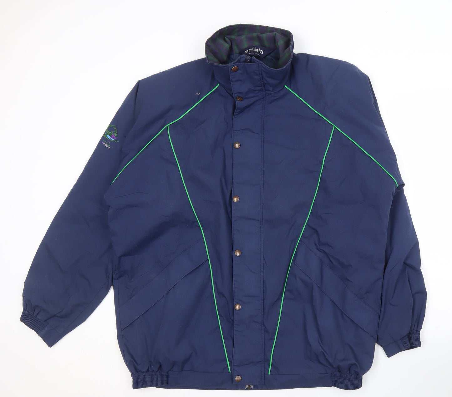 Mens UK Size XL Mileta Blue Basic Jacket