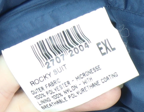 Mens UK Size XL Mileta Blue Basic Jacket