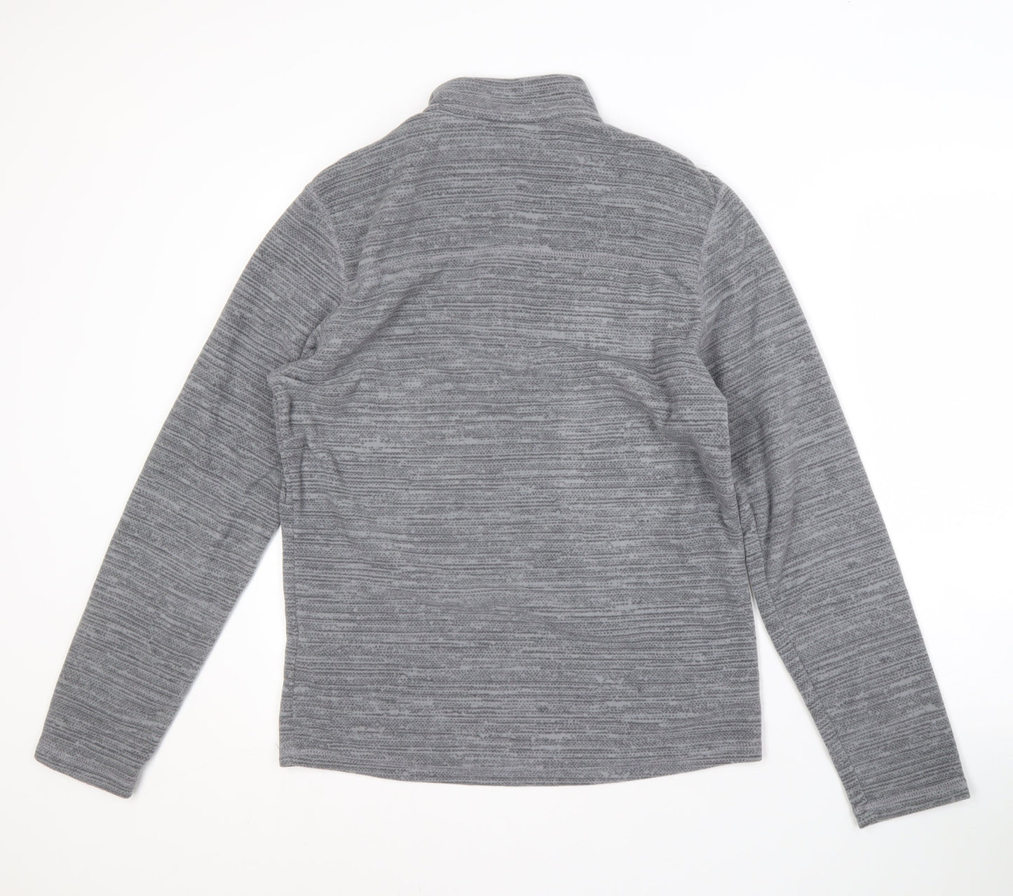 Mens UK Size M DECATHLON Grey Full Zip Sweatshirt