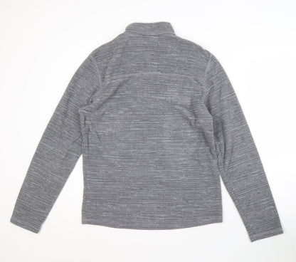 Mens UK Size M DECATHLON Grey Full Zip Sweatshirt
