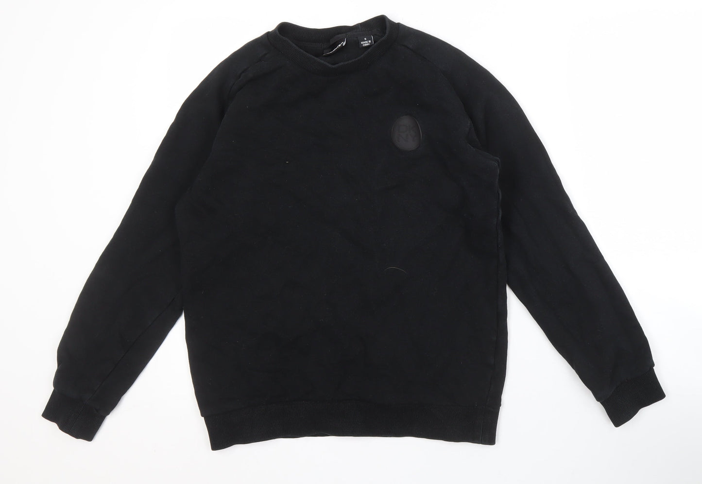 Mens UK Size S DKNY Black Pullover Sweatshirt