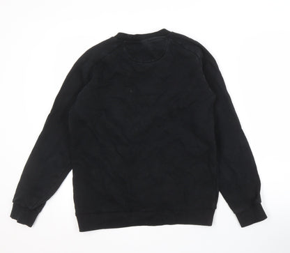 Mens UK Size S DKNY Black Pullover Sweatshirt