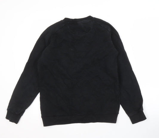 Mens UK Size S DKNY Black Pullover Sweatshirt