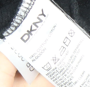 Mens UK Size S DKNY Black Pullover Sweatshirt