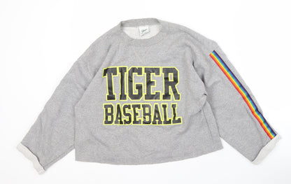 Gator Athletics Unisex Grey Baseball Sweatshirt L