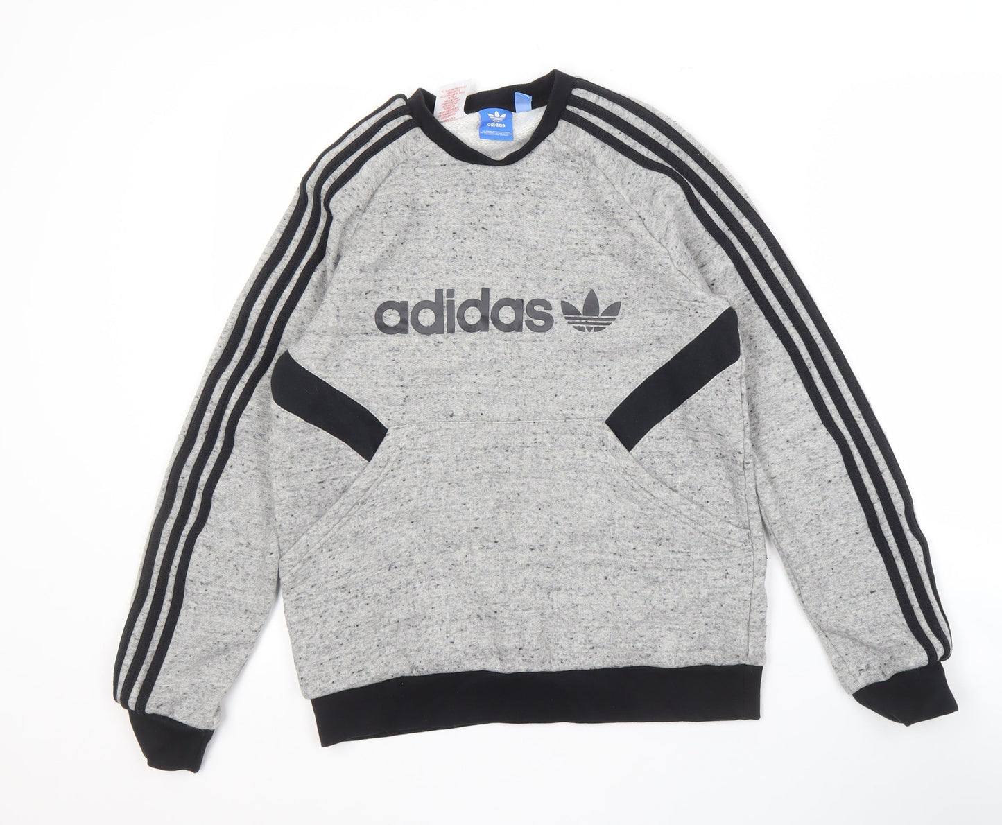 Teens UK Size 170 adidas Grey Pullover Sweatshirt