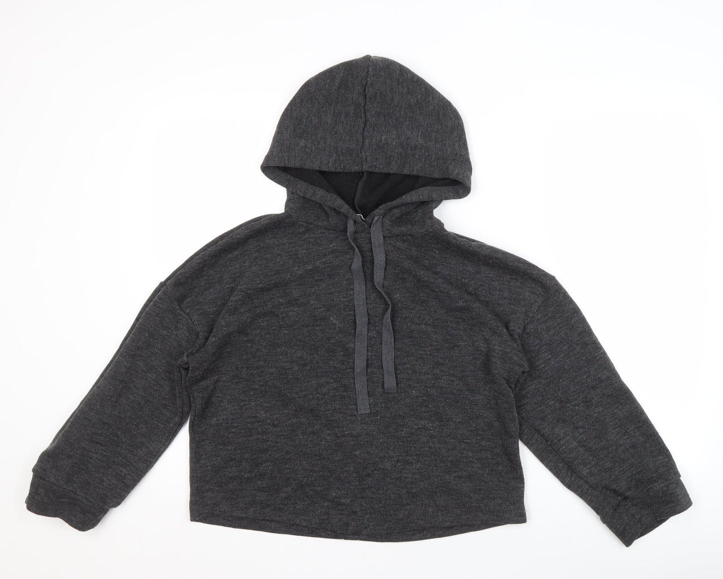 MNG Women’s Grey Hoodie, Size 12, Hooded Drawstring
