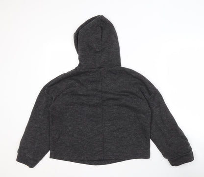 MNG Women’s Grey Hoodie, Size 12, Hooded Drawstring