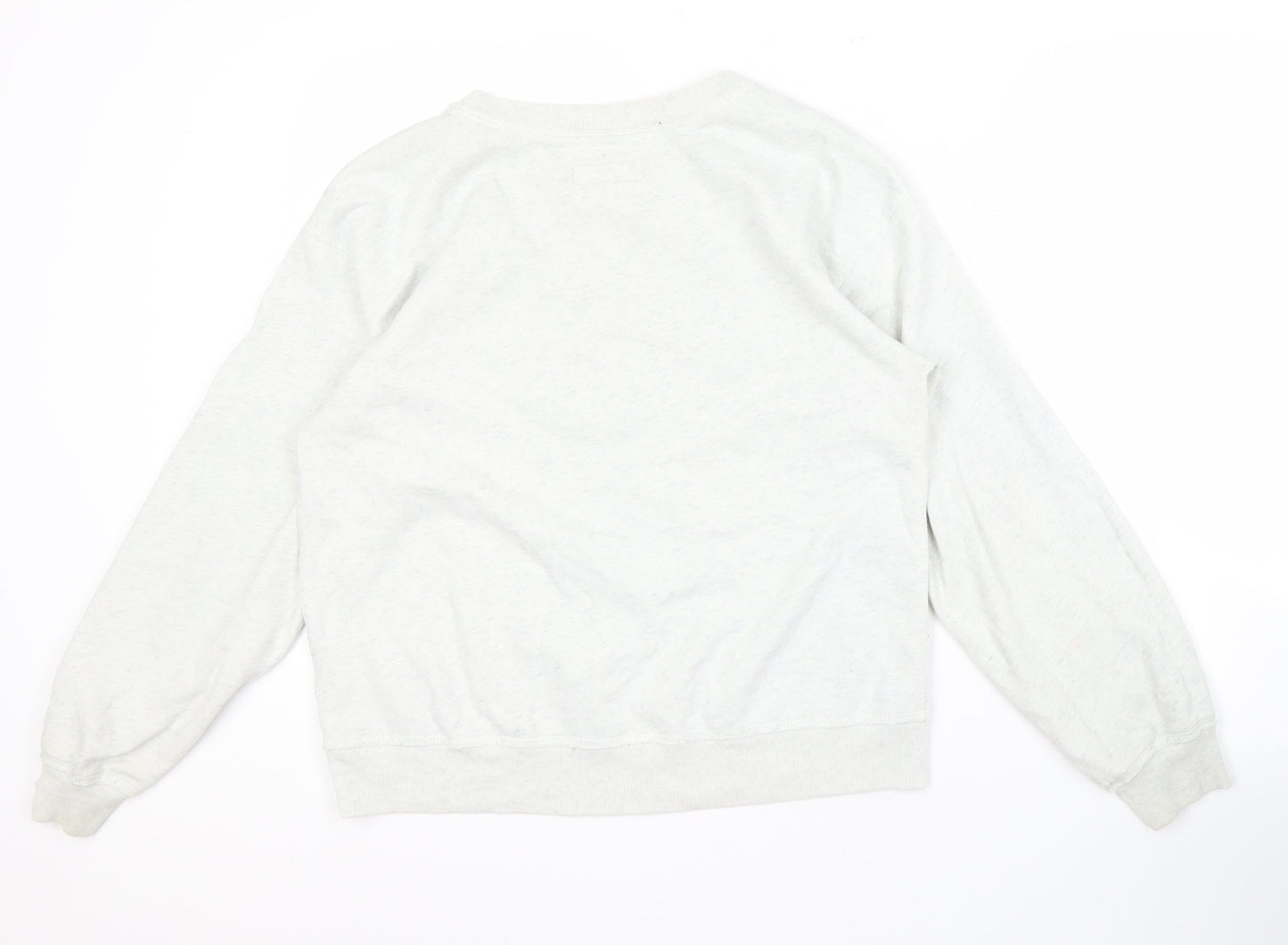 Abercrombie & Fitch Unisex White Sweatshirt M