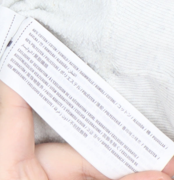 Abercrombie & Fitch Unisex White Sweatshirt M