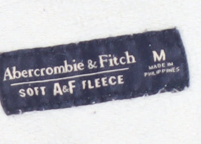 Abercrombie & Fitch Unisex White Sweatshirt M