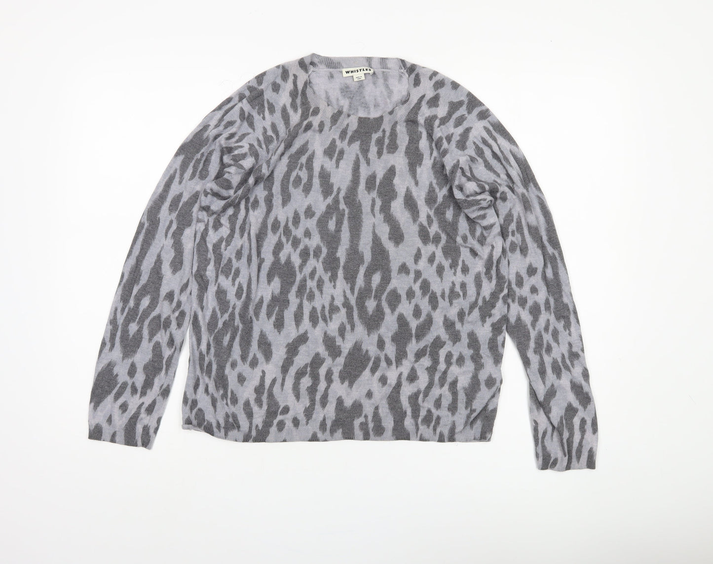 Womens UK Size 16 Whistles Grey Pullover Jumper