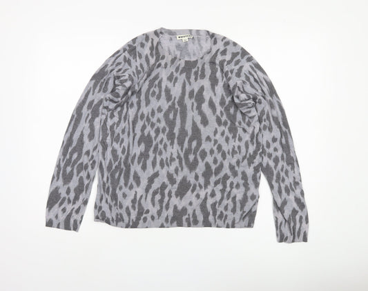 Womens UK Size 16 Whistles Grey Pullover Jumper