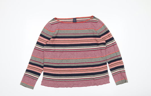GAP Women's Multicoloured XL Striped Pullover Jumper