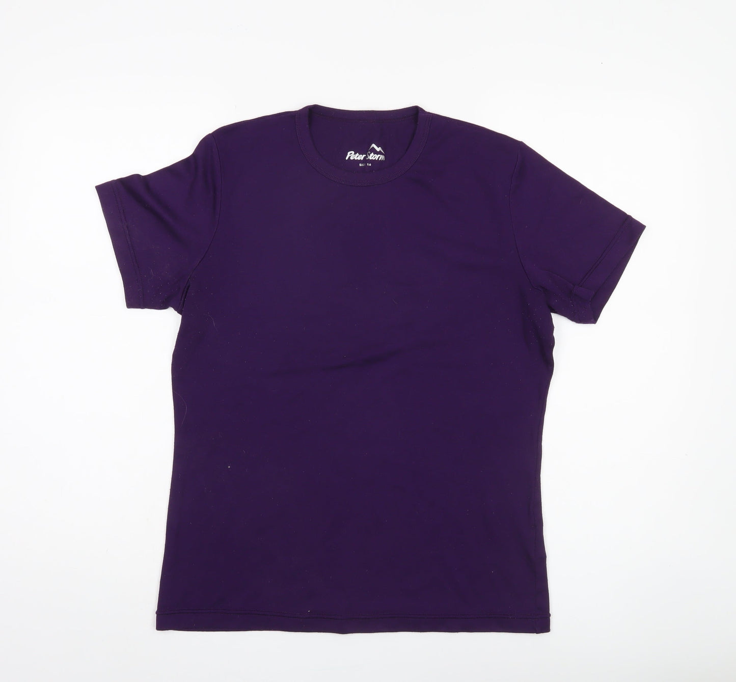 Peter Storm Unisex Purple T-Shirt Size 16