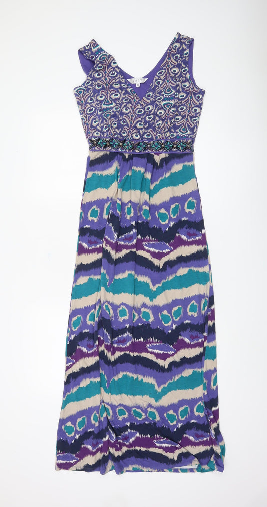 EAST Women's Multicoloured Size 8 Sleeveless Dress