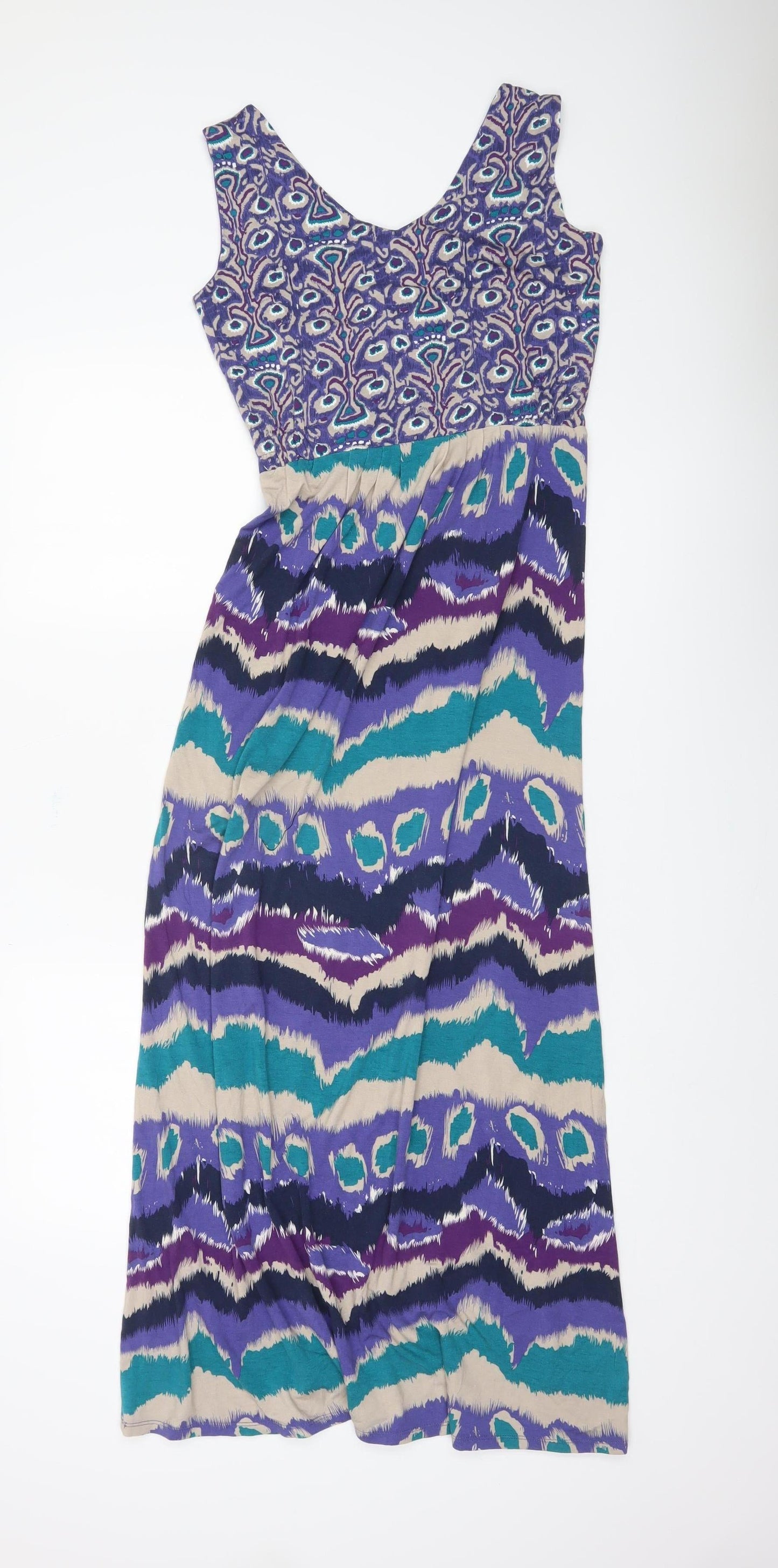 EAST Women's Multicoloured Size 8 Sleeveless Dress