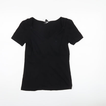Womens UK Size S NEXT Black  T-Shirt
