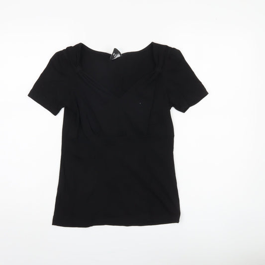 Womens UK Size S NEXT Black  T-Shirt