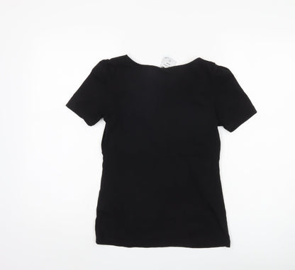 Womens UK Size S NEXT Black  T-Shirt