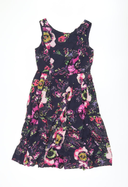 Monsoon Women's Multicoloured Floral Dress UK 10