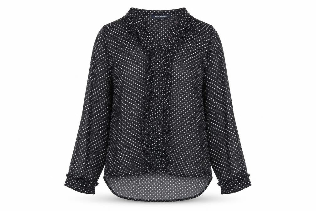 Womens UK Size 8 French Connection Black  Blouse