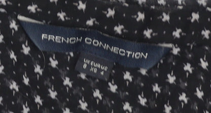 Womens UK Size 8 French Connection Black  Blouse