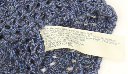 Womens UK Size 8 Fat Face Blue Pullover Jumper