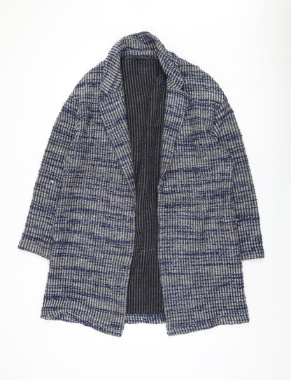 Womens UK Size 14 Marks and Spencer Blue Cardigan Jumper