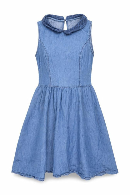 Oasis Women's Blue A-Line Collared Dress Size 10