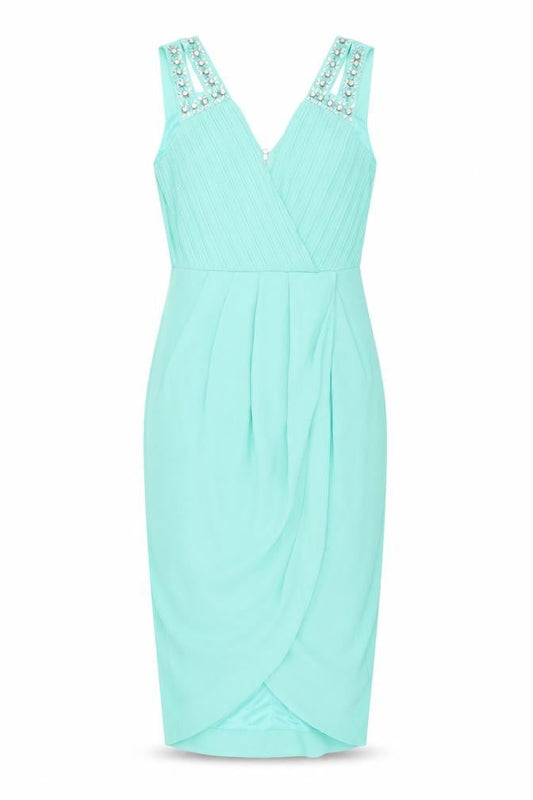 TFNC London Women's Green Bodycon Dress Size 10
