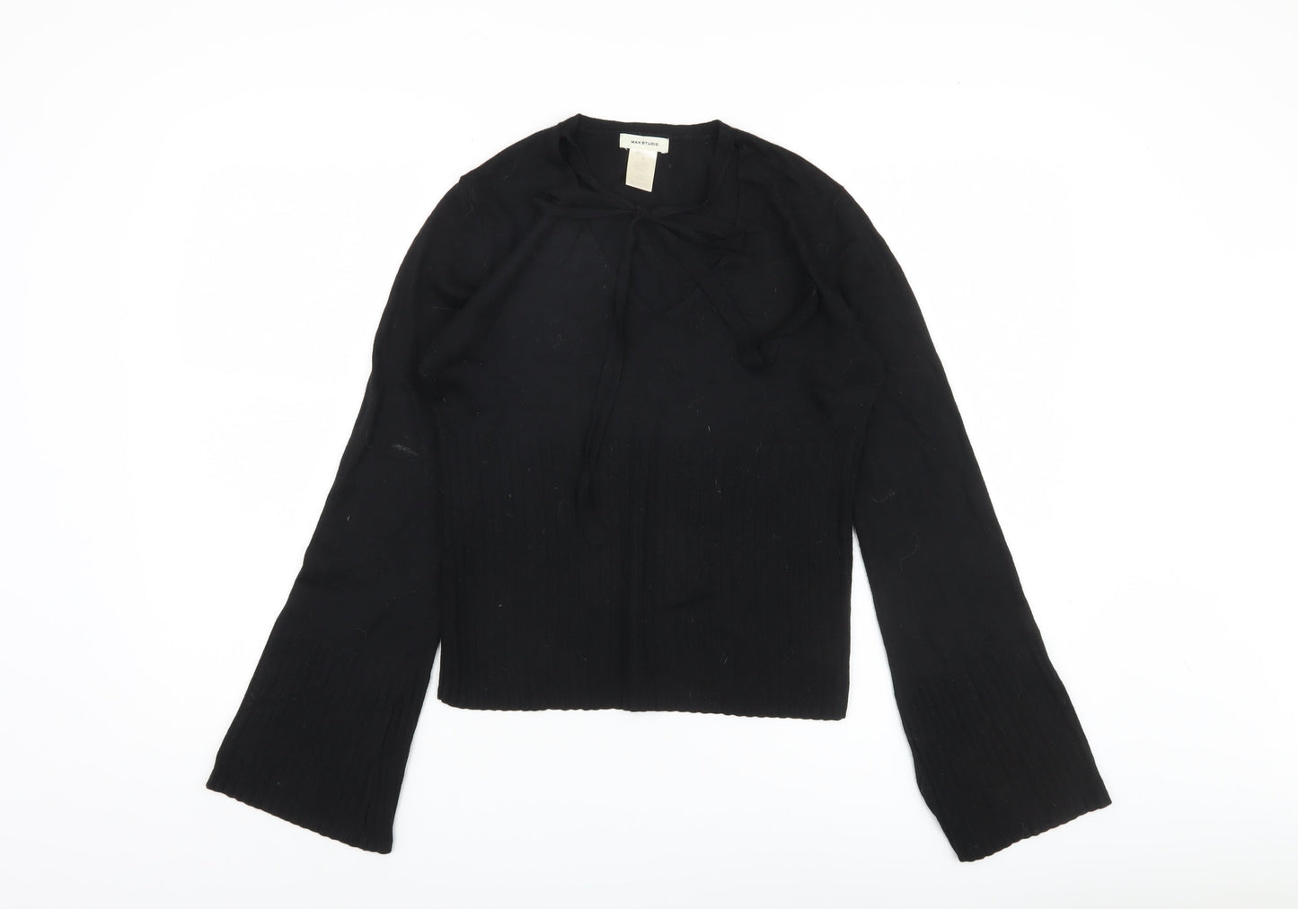 Womens UK Size S Max Studio Black Pullover Jumper