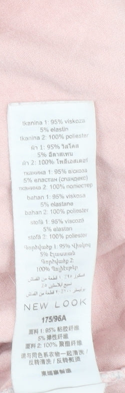 New Look Women's Pink Lace Tank Top Size 14