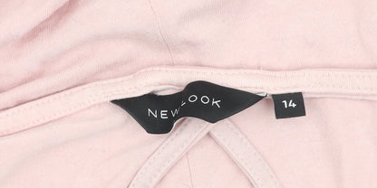 New Look Women's Pink Lace Tank Top Size 14