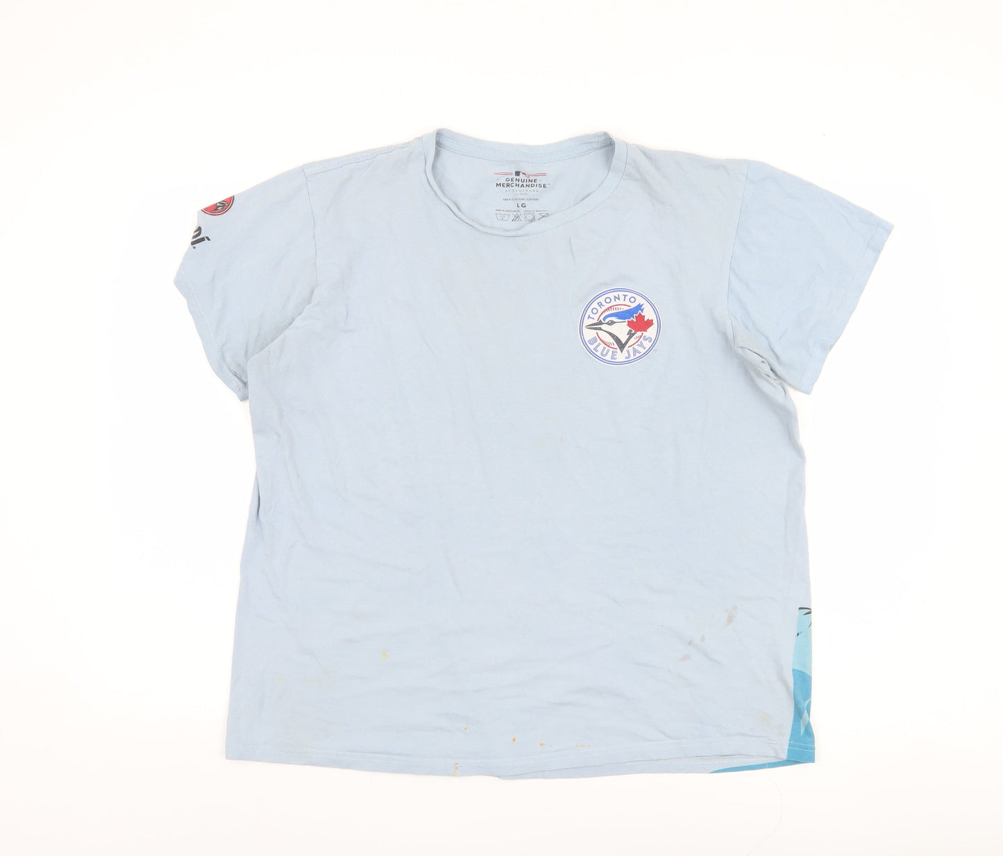 Mens UK Size L Genuine Merchandise Blue  T-Shirt
